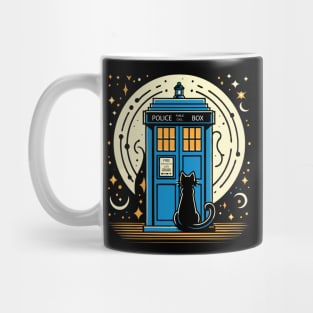 Police Box Free For Cats Mug